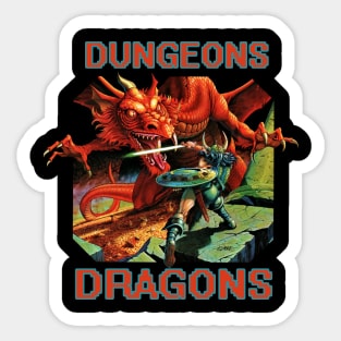 dungeons and dragons Sticker